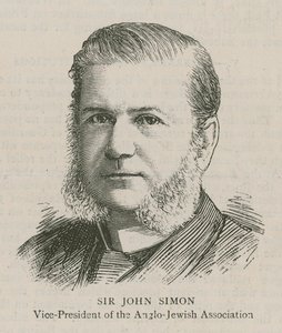 Sir John Simon, Vicevoorzitter van de Anglo-Joodse Vereniging door English School