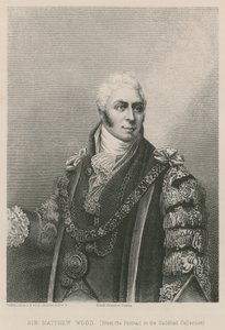 Sir Matthew Wood, Lord Mayor van Londen, 1809 door English School