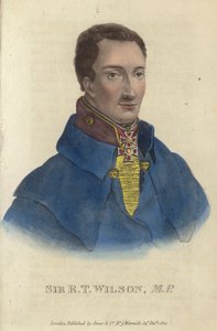 Sir Robert Thomas Wilson, Britse soldaat en politicus (gekleurde gravure)