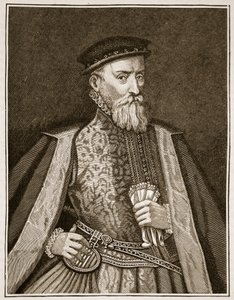 Sir Thomas Gresham, illustratie uit Cassells Geïllustreerde Geschiedenis van Engeland door English School