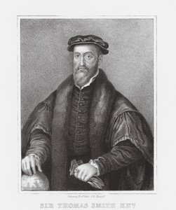 Sir Thomas Smith KNT (gravure) door English School