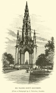 Sir Walter Scotts Monument door English School