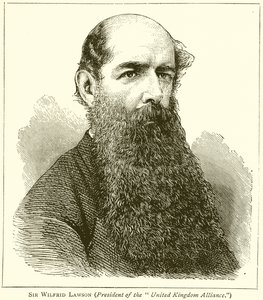 Sir Wilfrid Lawson (Voorzitter van de United Kingdom Alliance) door English School