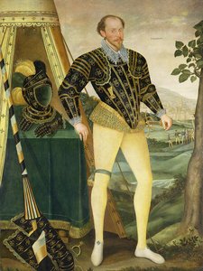 Sir William Drury, van Hawstead, Suffolk (1527-79), 1587
