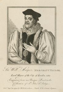 Sir William Harper, Merchant Taylor, Lord Mayor van Londen door English School