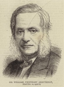 Sir William Urquhart Arbuthnot (gravure)