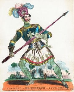Sir William West als Sir Kenneth van Schotland