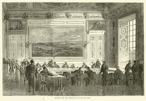 Zitting van de Franse krijgsraad, januari 1871 door English School