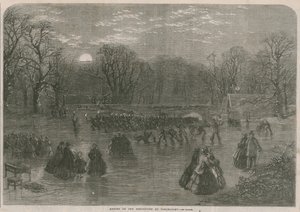 Schaatsen op de Serpentine bij fakkellicht