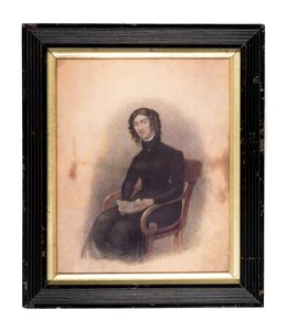 Schets van Anne Lister van Shibden Hall door English School