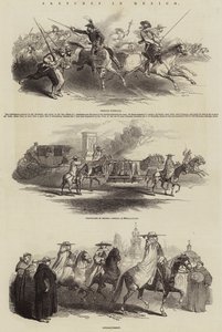 Schetsen in Mexico (gravure)