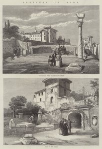 Schetsen in Rome door English School