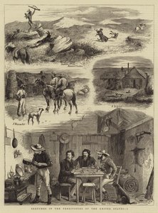 Schetsen in de Gebieden van de Verenigde Staten, I door English School