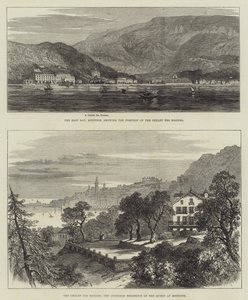 Schetsen van Mentone (gravure) door English School