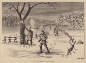 Sneeuwschoenrace in Nova Scotia