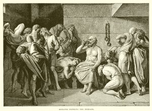 Socrates drinkt de gifbeker door English School