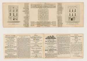 Soho Square, Talliss London Street Views, circa 1838 door English School