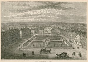 Soho Square, circa 1700 door English School