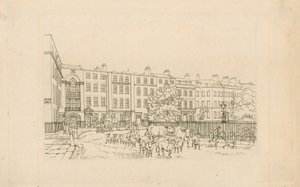 Soho Square, kijkend naar het westen