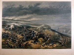 Soldaten bij de Slag om Inkerman tijdens de Krimoorlog, 5 november 1854, 1855