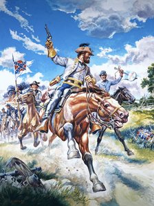 Soldaten in de Amerikaanse Burgeroorlog door English School