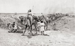 Salomo stuurt geschenken naar Hiram I, de Fenicische koning van Tyrus, uit Hutchinson