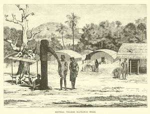 Sonthal Dorp, Rajmahal Heuvels door English School