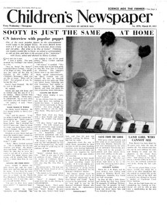 Sooty, voorpagina van 