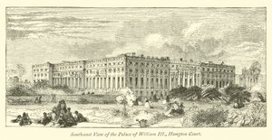 Zuidoostelijk Uitzicht op het Paleis van Willem III, Hampton Court