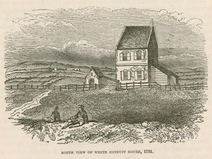 Zuidelijk uitzicht op White Conduit House, Islington, Londen door English School