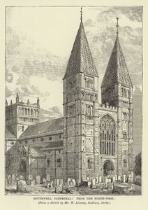 Southwell-kathedraal, vanuit het noordwesten
