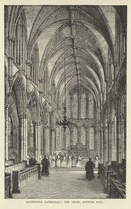 Southwell-kathedraal, het koor, kijkend naar het oosten door English School
