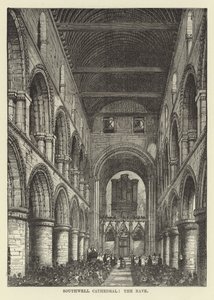 Southwell-kathedraal, het schip door English School