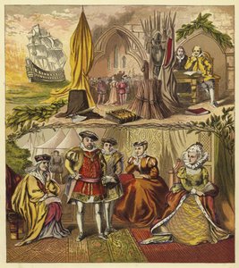 Vorsten van de Tudor-lijn; Koning Hendrik VII, Koning Hendrik VIII, Koning Eduard VI, Koningin Maria, Koningin Elizabeth I