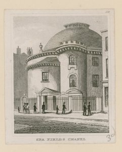 Spa Fields Kapel, Clerkenwell door English School
