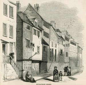 Spitalfields Huizen door English School