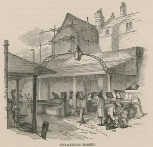 Spitalfields Market, Londen door English School