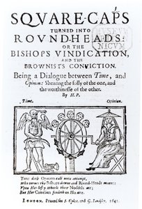 Square-Caps veranderd in Round Heads, 1642
