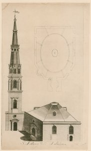 St Antholin, Londen door English School