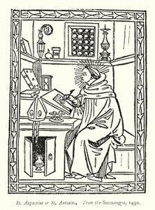 St. Augustinus of St. Antonino, uit de Soliloquii door English School