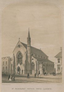 St Barnabas Kerk, Zuid-Lambeth door English School