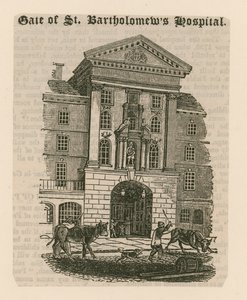 St Bartholomeus Ziekenhuis, Smithfield door English School