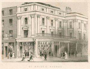 St Brides Avenue, Fleet Street, Londen door English School