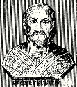 St. Chrysostomus (gravure)