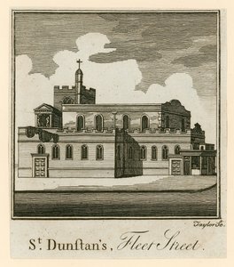 St Dunstans, Fleet Street, Londen door English School