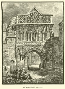 St Ethelberts Poort door English School