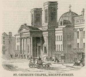 St Georges Chapel, Regent Street, Londen door English School
