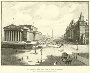 St Georges Hall en Lime Street, Liverpool door English School