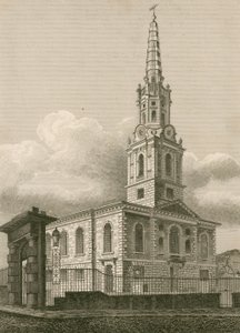 St Giles in the Fields, Londen door English School
