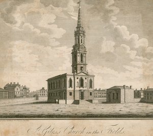St Giles in the Fields, Londen door English School
